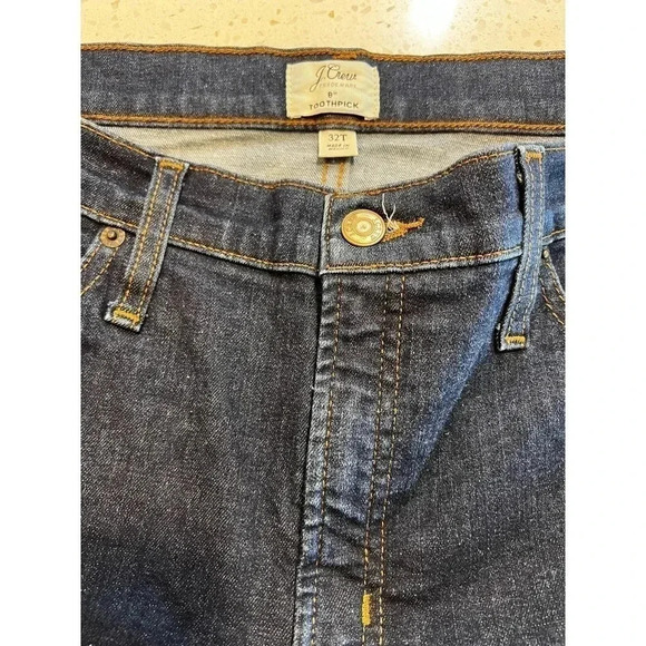 J crew jeans 8” rise toothpick  jeans size 32 T - Picture 6 of 6